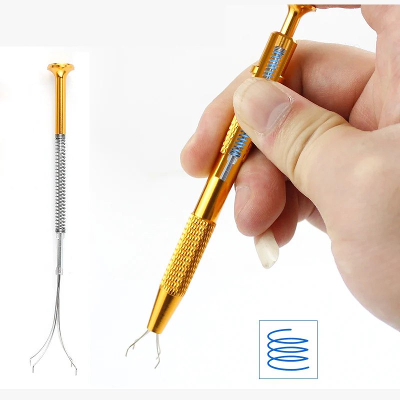 IC Extractor Anti-Skid Chip Pickup Suck Pen BGA Electronic Component Puller Tool scheda madre Circurt Extractor con quattro artigli