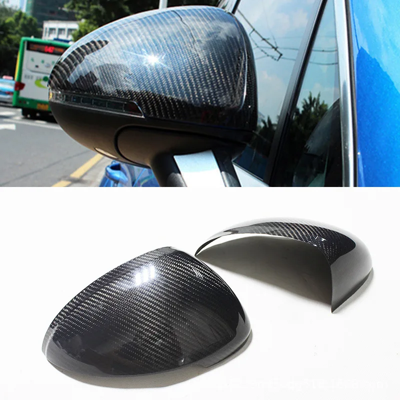 

2026 2014-2019 High quality real carbon fiber modified rearview mirror shell adhesive style rearview mirror cover for Porsche MA