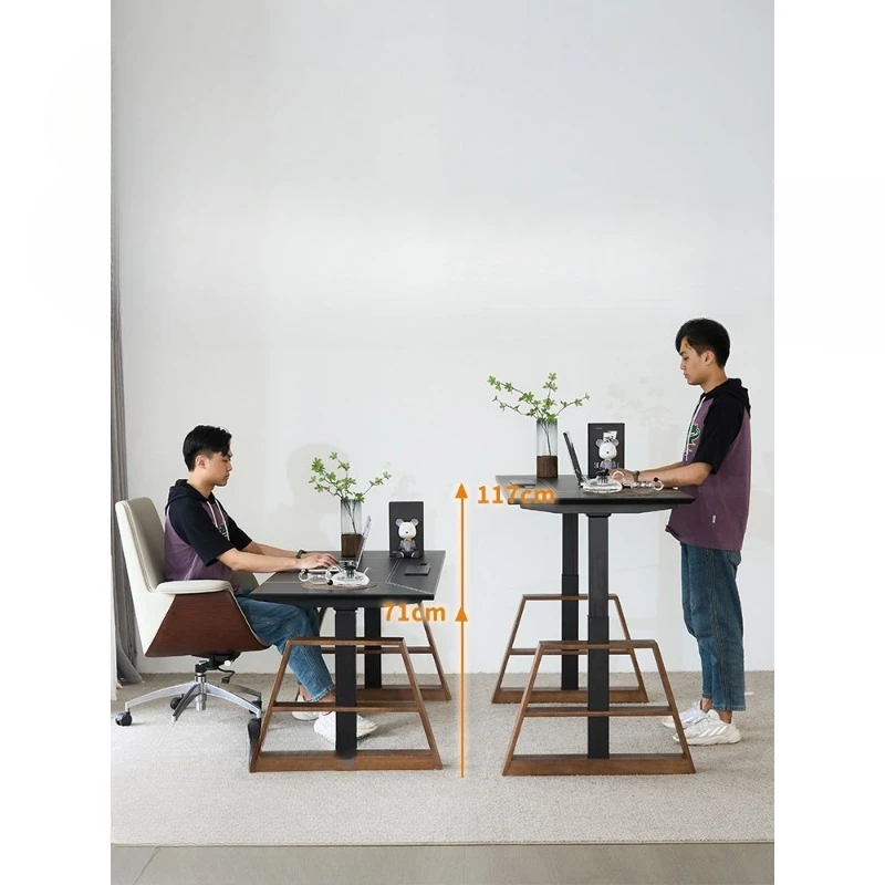 Intelligent electric lifting table workbench household dual motor office computer desk