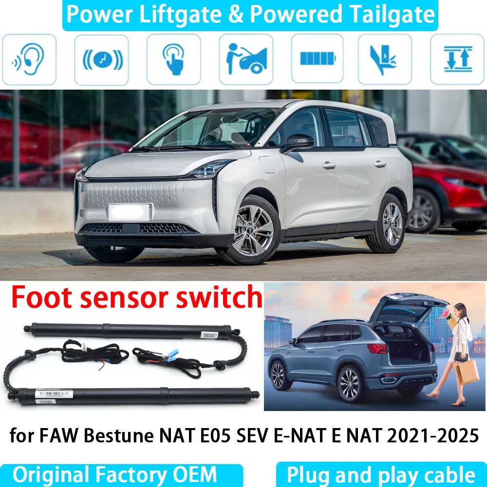 

for FAW Bestune NAT E05 SEV E-NAT E NAT 2021-2025 Automatic Electric Power Liftgate Powered Tailgate Strut Tail Gate Lift System