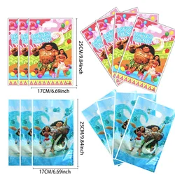10/40 Stuks Disney Moana Party Gift Bags Moana Thema Kunststoffen Snoep Tas Jongen Buit Tas Voor Kinderen verjaardagsfeestje Gunsten Levert Decor