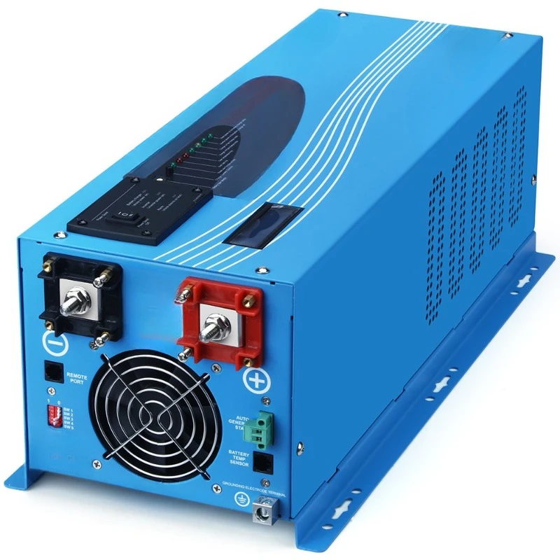 3000W DC 24V Peak 9000W Inverter Charger Pure Sine Wave, AC 120V with 40A Battery AC Charger LCD Display