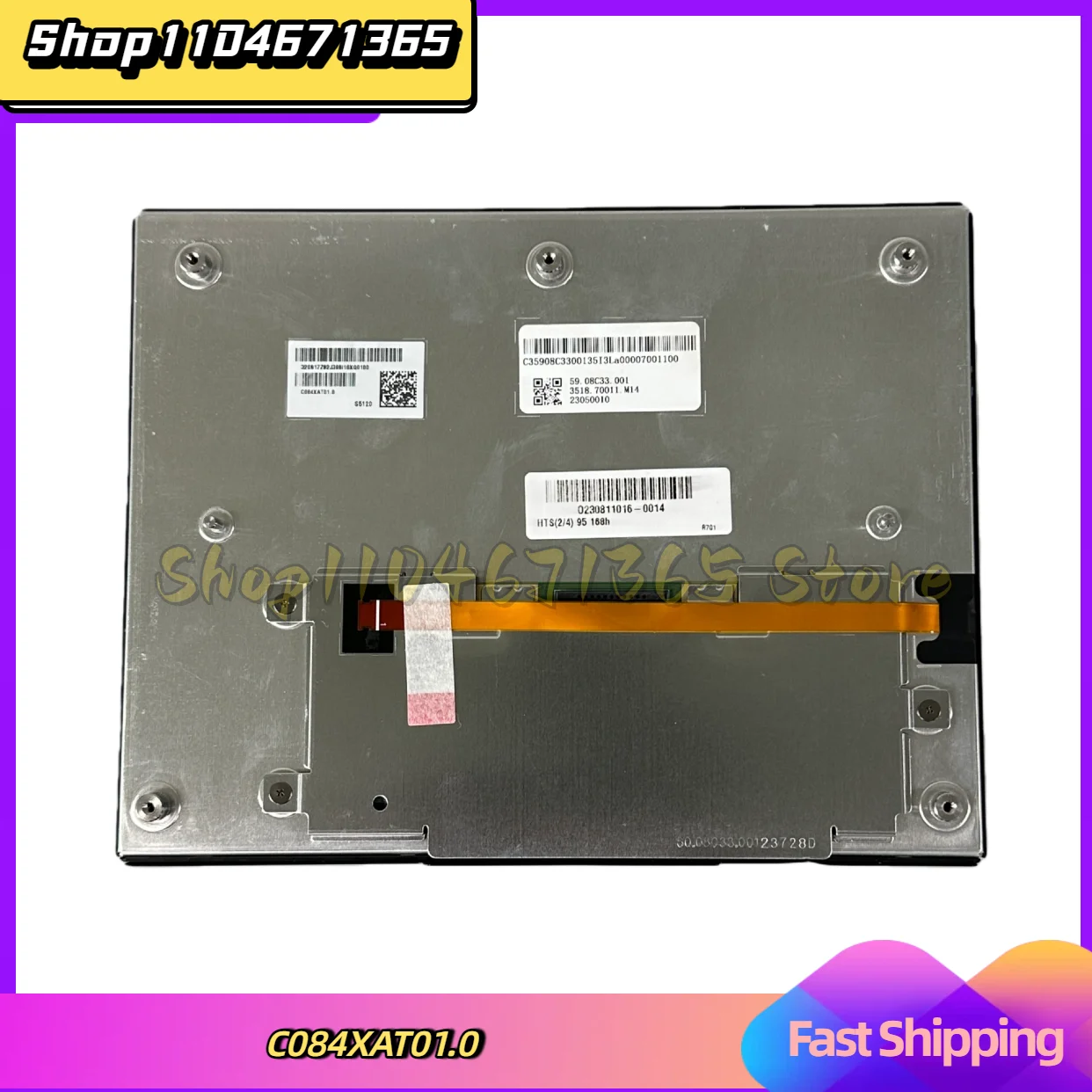 C084XAT01.0 LCD Display Screen for Car GPS Navigation LCD Monitors
