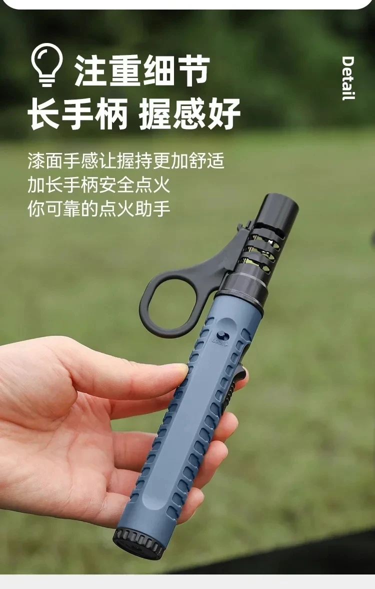 Neues Gasfeuerzeug 1300 ° Outdoor-Camping-Zündvorrichtung, Feuerzeug, Ofenzubehör, Camping-Grill, Flammenwerfer, aufblasbarer Zünder – Detail 3