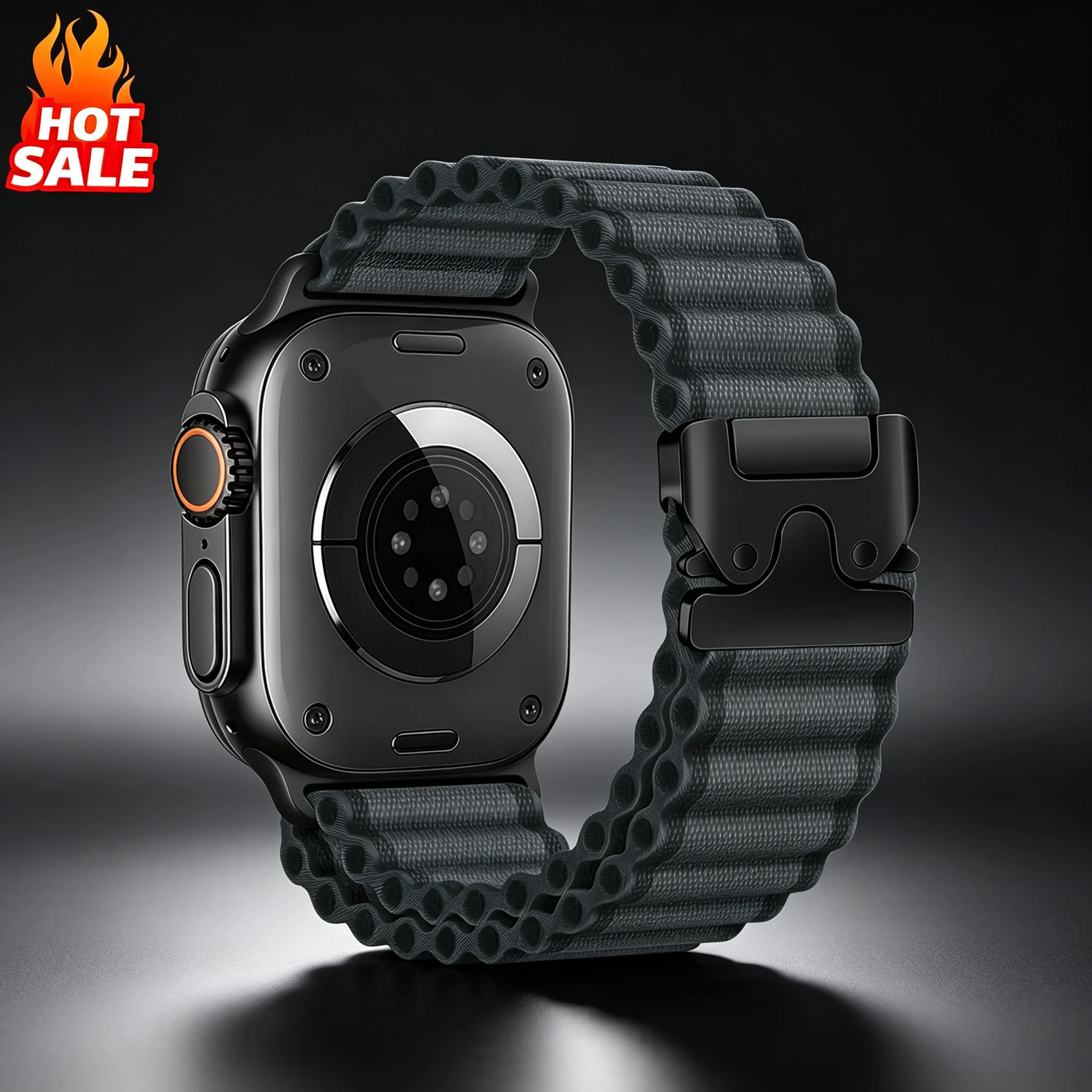 Fallschirmarmbänder für Apple Watch Ultra 3 2 Band 49mm 46mm 44mm 40mm 45mm 41mm 42mm Correa Armband IWatch Series 11 10 SE 9 8 7