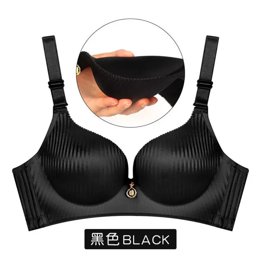 Push Up Thickened 6cm Women Sexy Bra Small Chest Adjustable Bread Cup Bra Top Girl\'s Wireless Comfortable Underwear Opa De Mujer