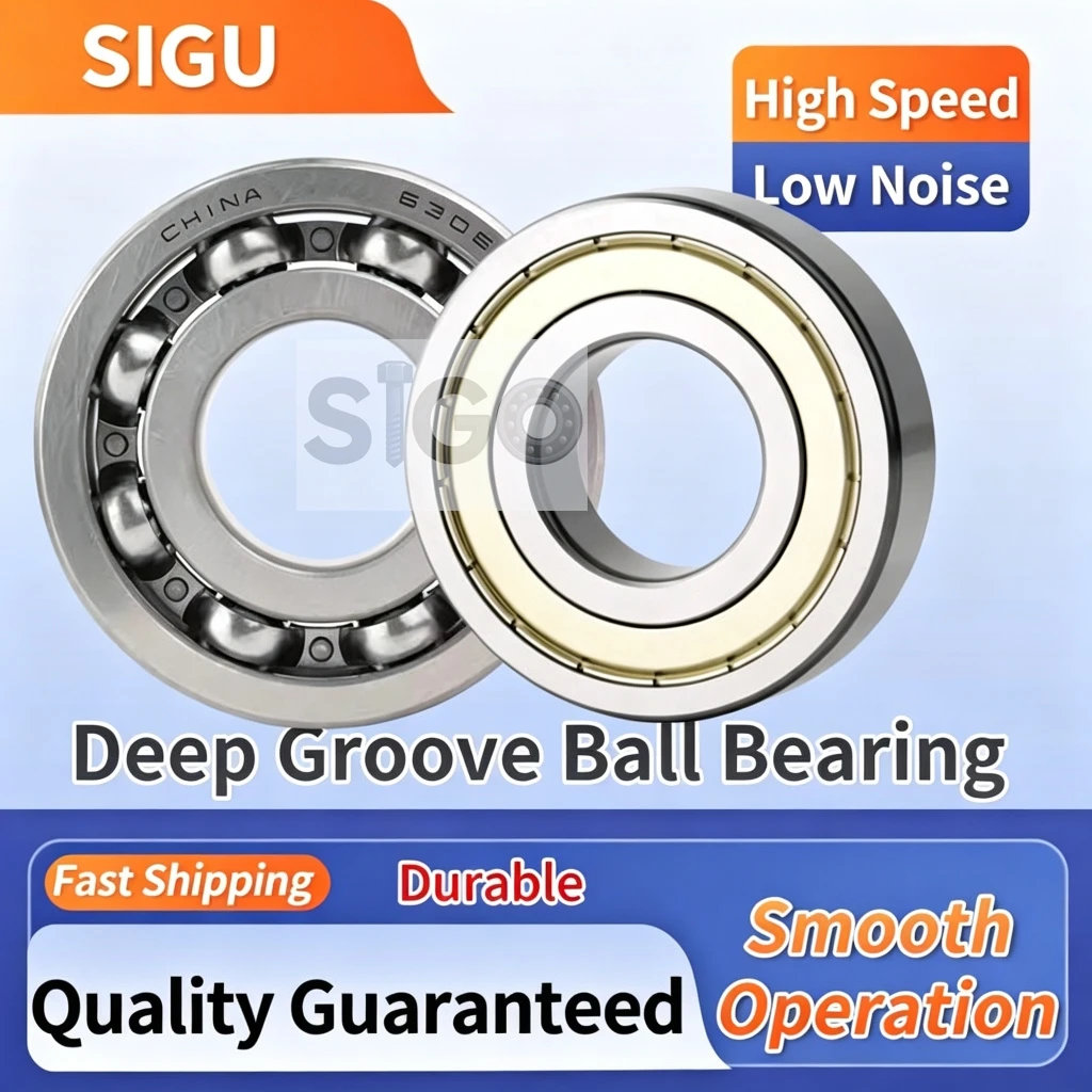 2/4/10Pcs Long Service Life High Speed Deep Groove Ball Bearings 6300 6301 6302 6303 6304 6305-ZZ-2RS