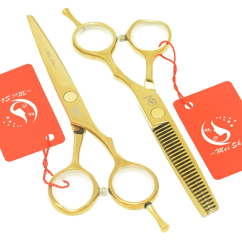 

Meisha 5.5 inch Hair Cutting Thinning Scissors Set Professional Barber Hairdressing Shears Salon Haircut Styling Tool A0014A