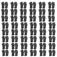 100 Pcs Pure Nitrile Gloves S M L Disposable Household Latex Free Protective Gloves Black For Home Cleaning Food Industry TOOLS