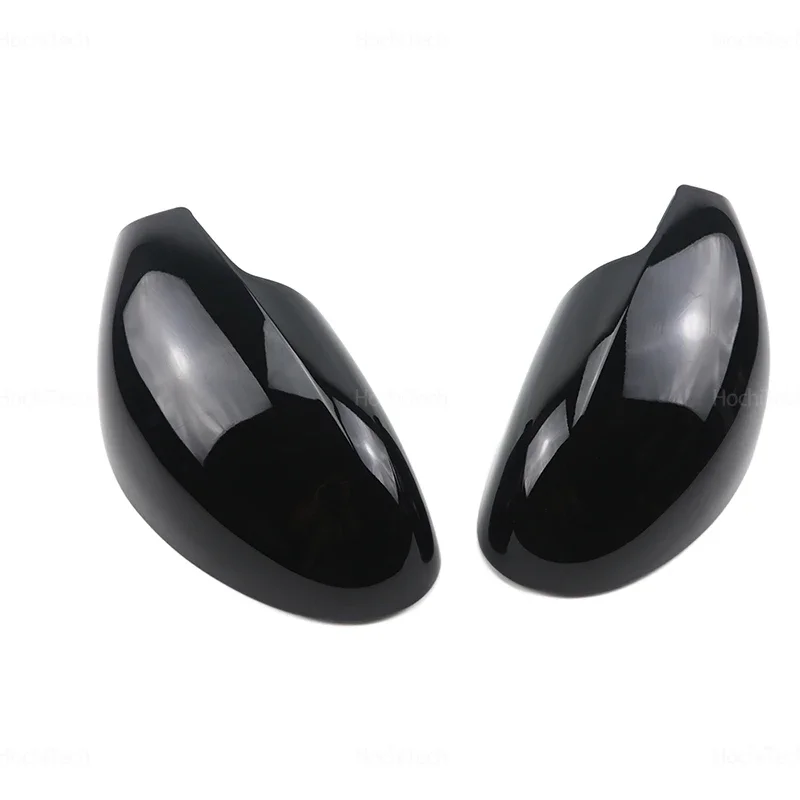 

Car ABS Side Door Mirror Cover for Seat Ibiza MK3 6L 2002-2008 Horn Bright Black Auto Exterior Sides mirror Cover With Tool