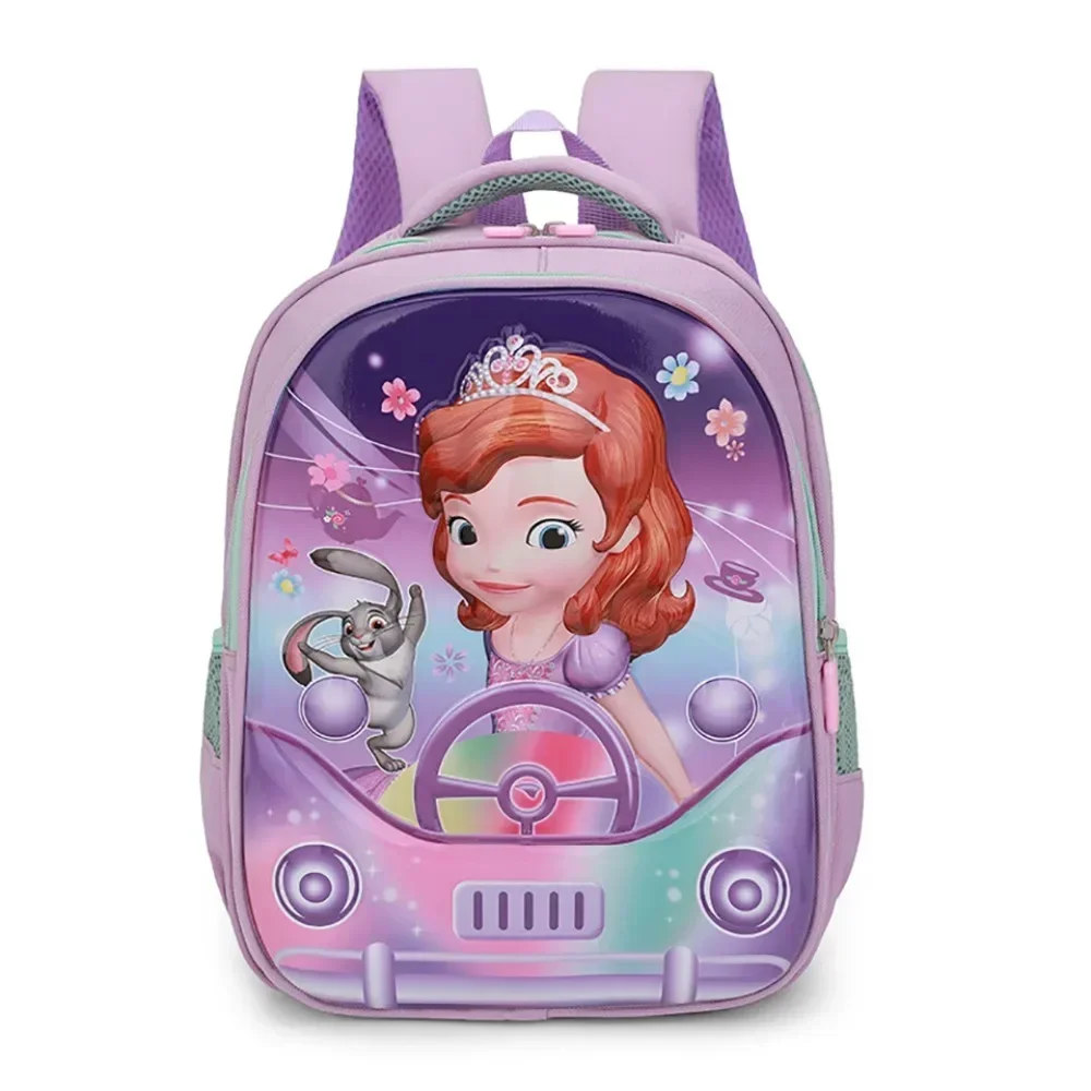 New Cute Cartoon Princess Cute Elsa Children's Backpack Exquisite Large Capacity Reducing Burden Kindergarten Student Backpack