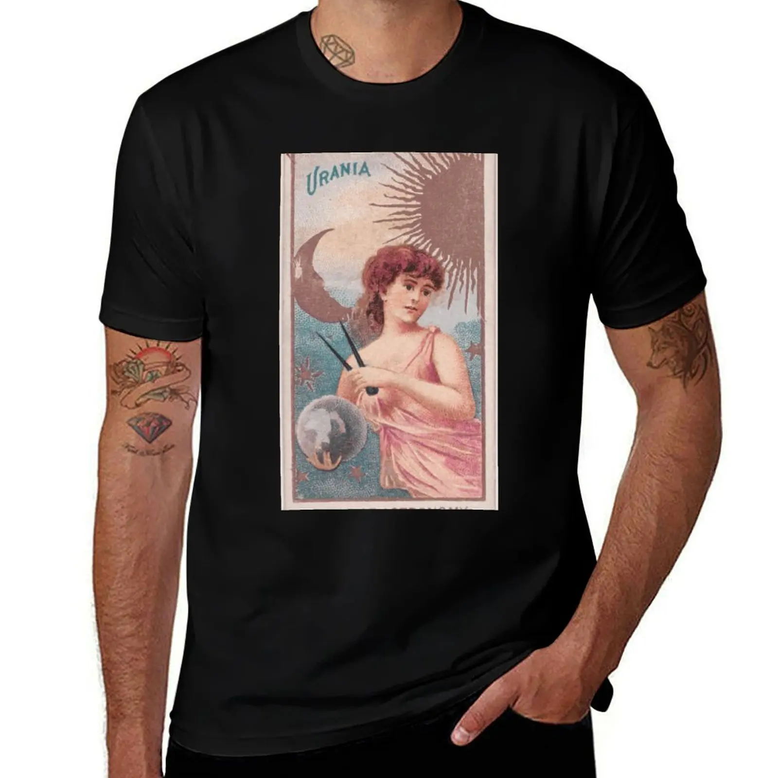 Urania, Muse of Astronomy футболка мужская футболка хлопковые футболки мужская футболка 100%