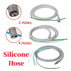 2/4 Hole Dental Silicone Hose With Fitting For High/Low Speed Air Turbine Handpiece Dental Chair Accessories