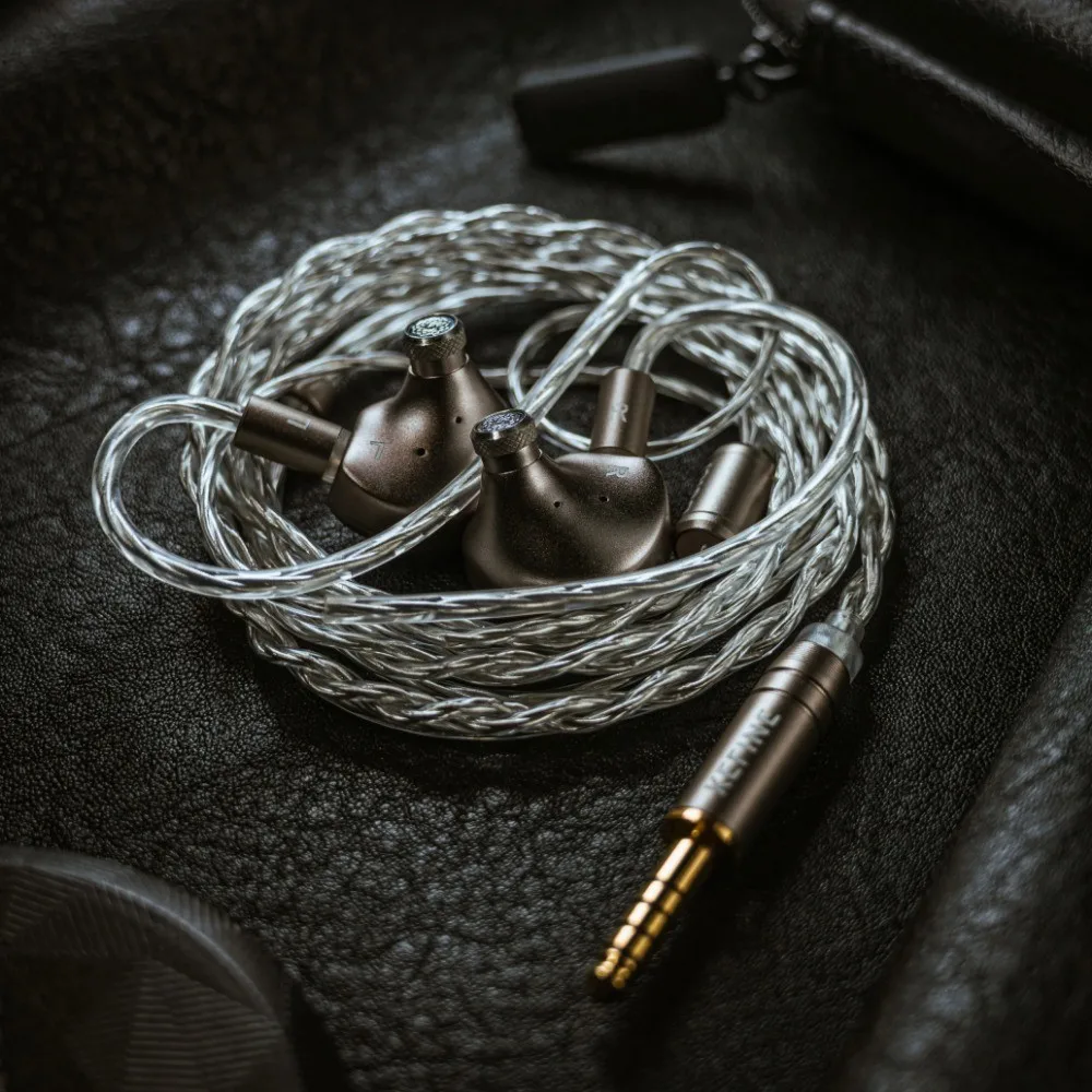 Kefine Delci AE 10mm DLC + PU Diaphragm Dynamic Driver IEMs Hi-Fi داخل الأذن سماعة مع نمط ضبط