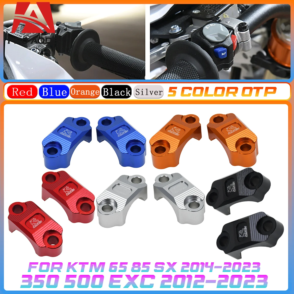 

CNC 22MM Universal Handlebar Brake Clutch Rotating Bar Clamp Mount Stop Start Kill Switch For motorcycle motocross Accessories