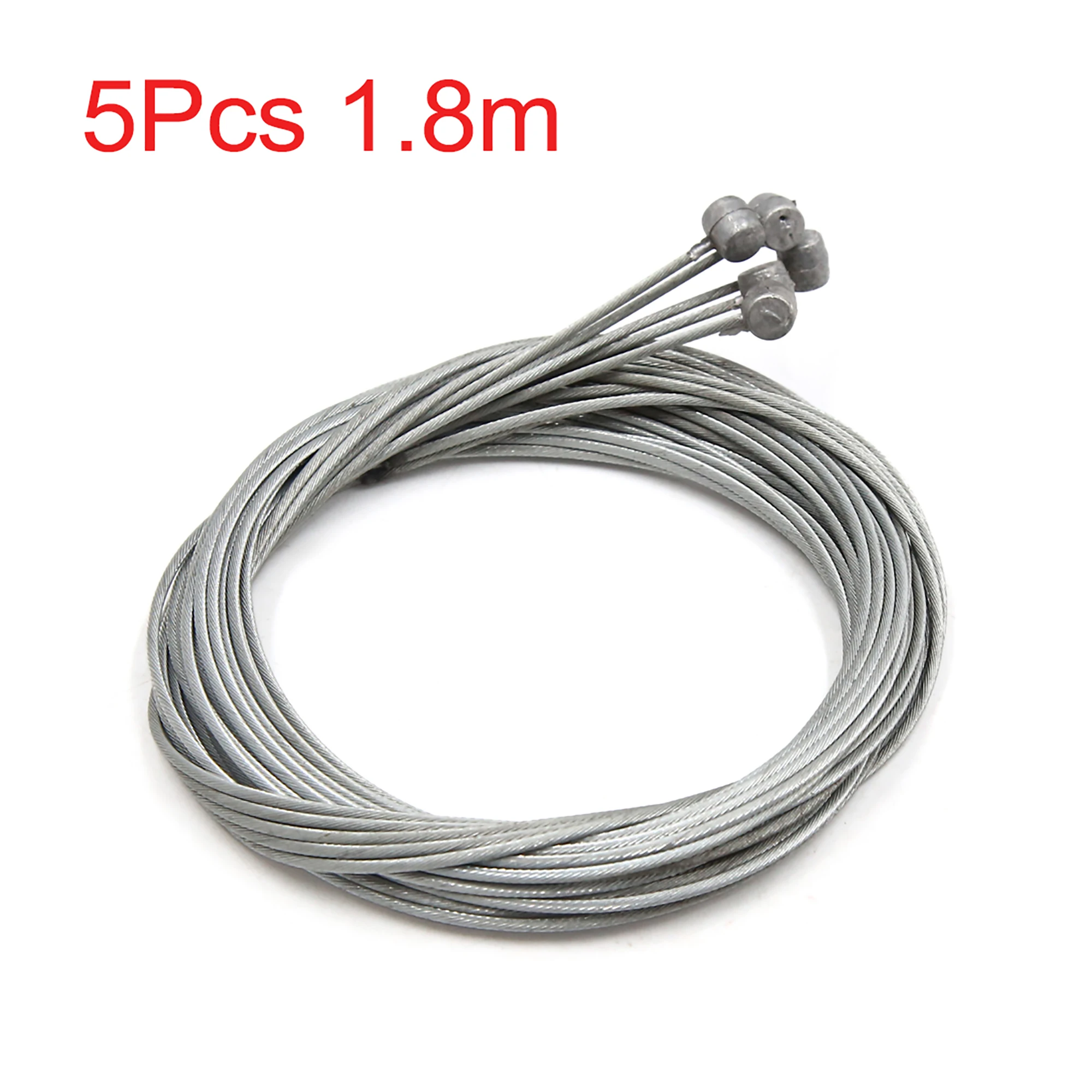 X Autohaux 2/5/6/10 Pcs 1.2M 1.8M 2M Length 1.6mm Dia Clutch Cable Steel Flexible Throttle Clutch Cable Wire for Motorcycle