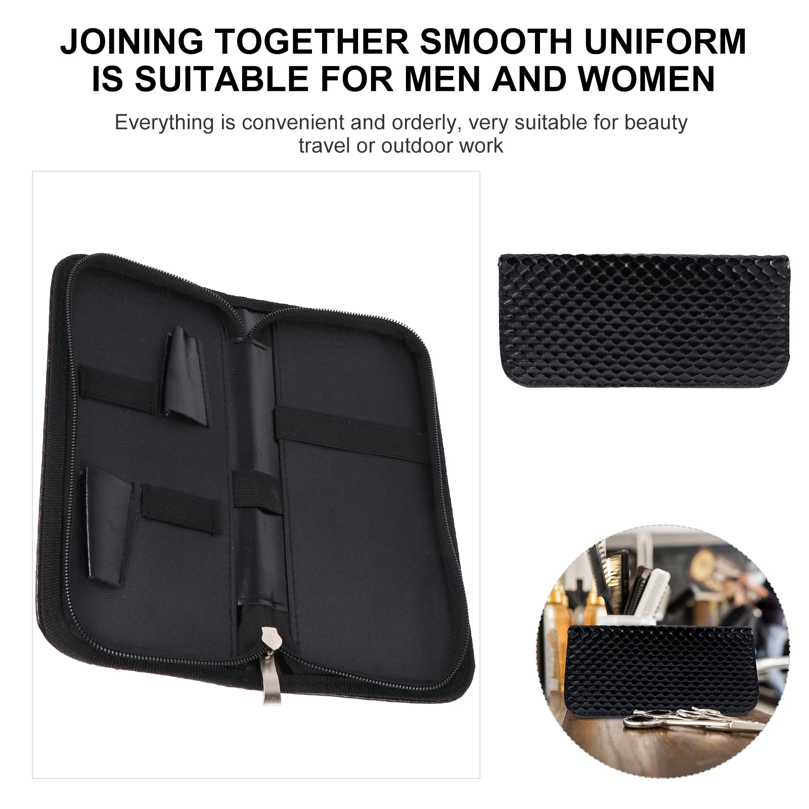 

Scissor Storage Bag Hairdressing Barber Toolkit Lightweight Compact Durable Scissors Case Organizer Styling Tools