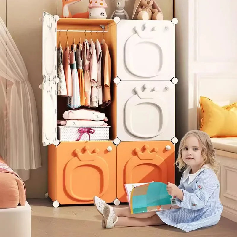 

Baby Kids Wardrobe Organizer Storage Living Room Portable Foldable Space Saving Modern Closet Minimalist Armario Salon Furniture
