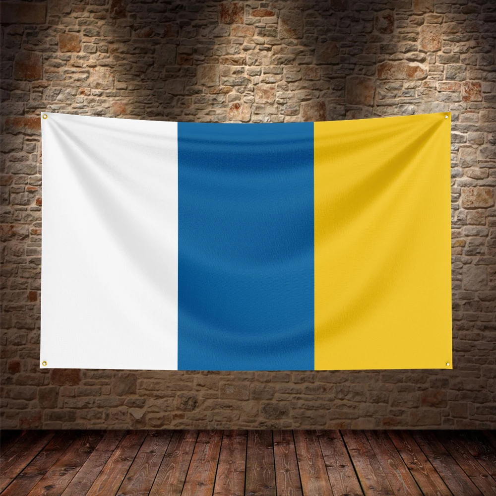 Canary islands Spain Spanish Flag For Decor