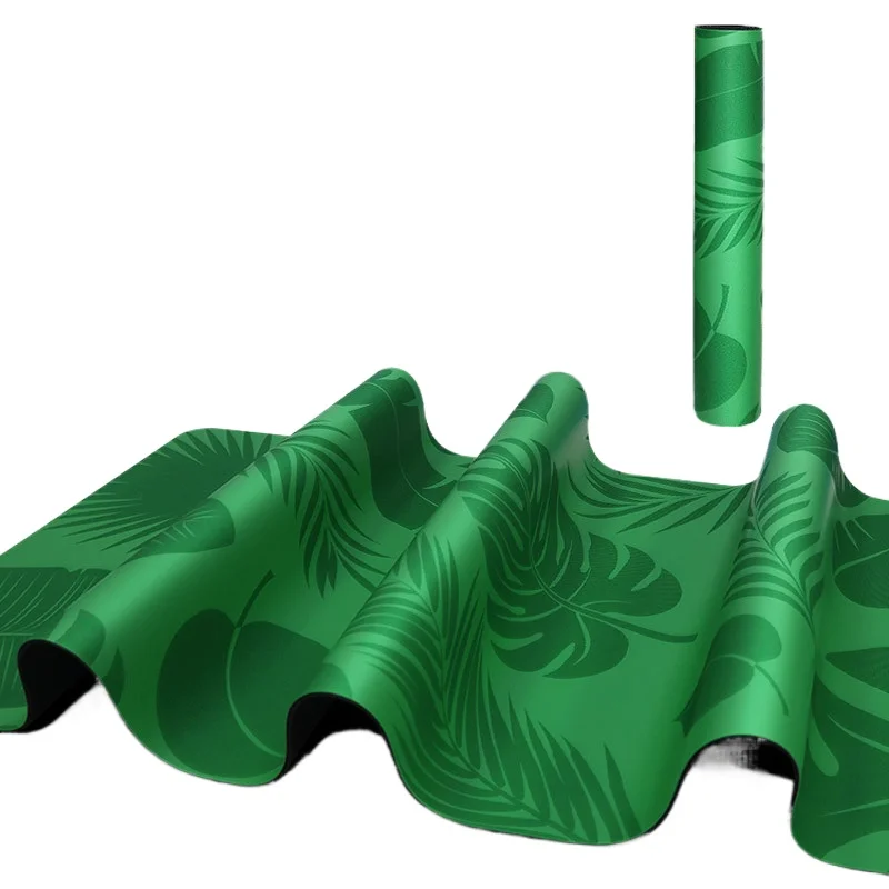 

Lezyan 5 мм тропический дождевой лес резиновый коврик для йоги из искусственной кожи Нескользящий впитывающий пот расширенный утолщенный удлиненный гимнастический коврик для тренировок в тренажерном зале