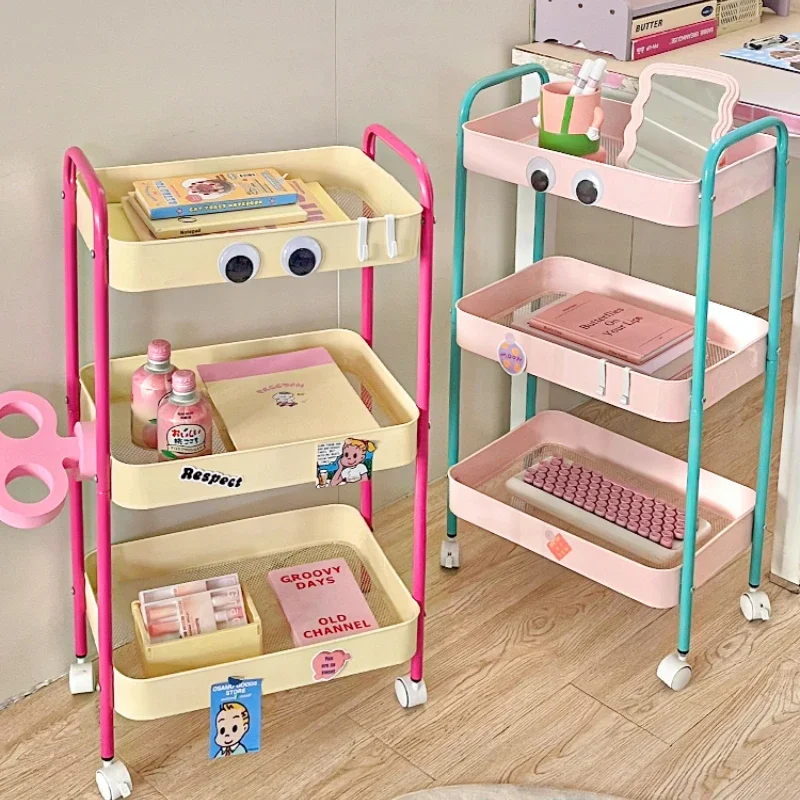 

Storage Rack Salon Trolley Dormitory Multi-storey Portability Salon Trolley Storage Rack Save Space Carrito Salon Furniture