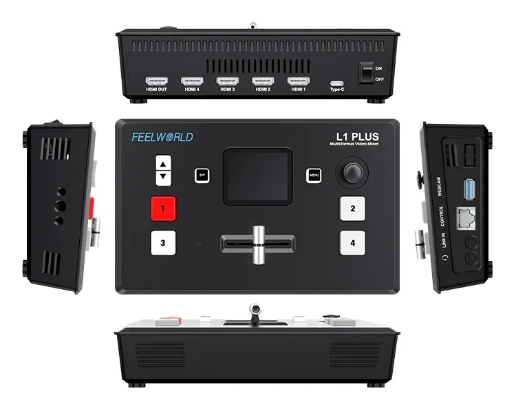 L1 PLUS  USB3.0 Fast Streaming Multi-camera Video Mixer Switcher  Touch Screen PTZ Control Hot sales