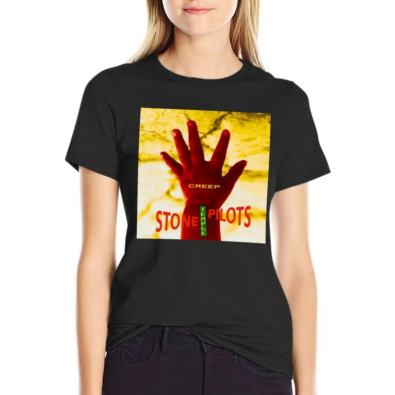 Stone Temple Pilots Creep Picture Upgrade T-Shirt Female clothing summer clothes graphics t-shirt dress for Women plus size