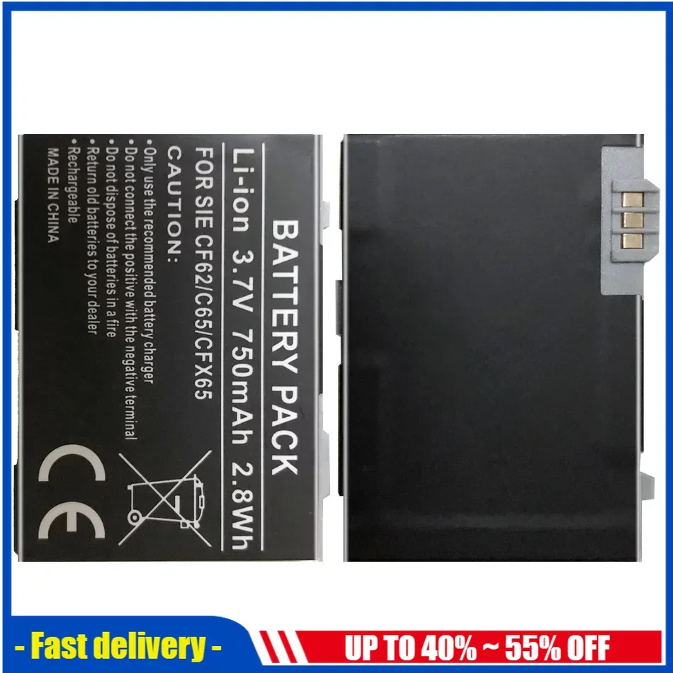 

CX 65,M 65,S 65 750mAh Mobile Phone Batteries for Siemens CXI70,CXT65,CXT70,CXV65,CXV70,M65,M75,M8,S65,S65V,S66,S75,SK65,SP65