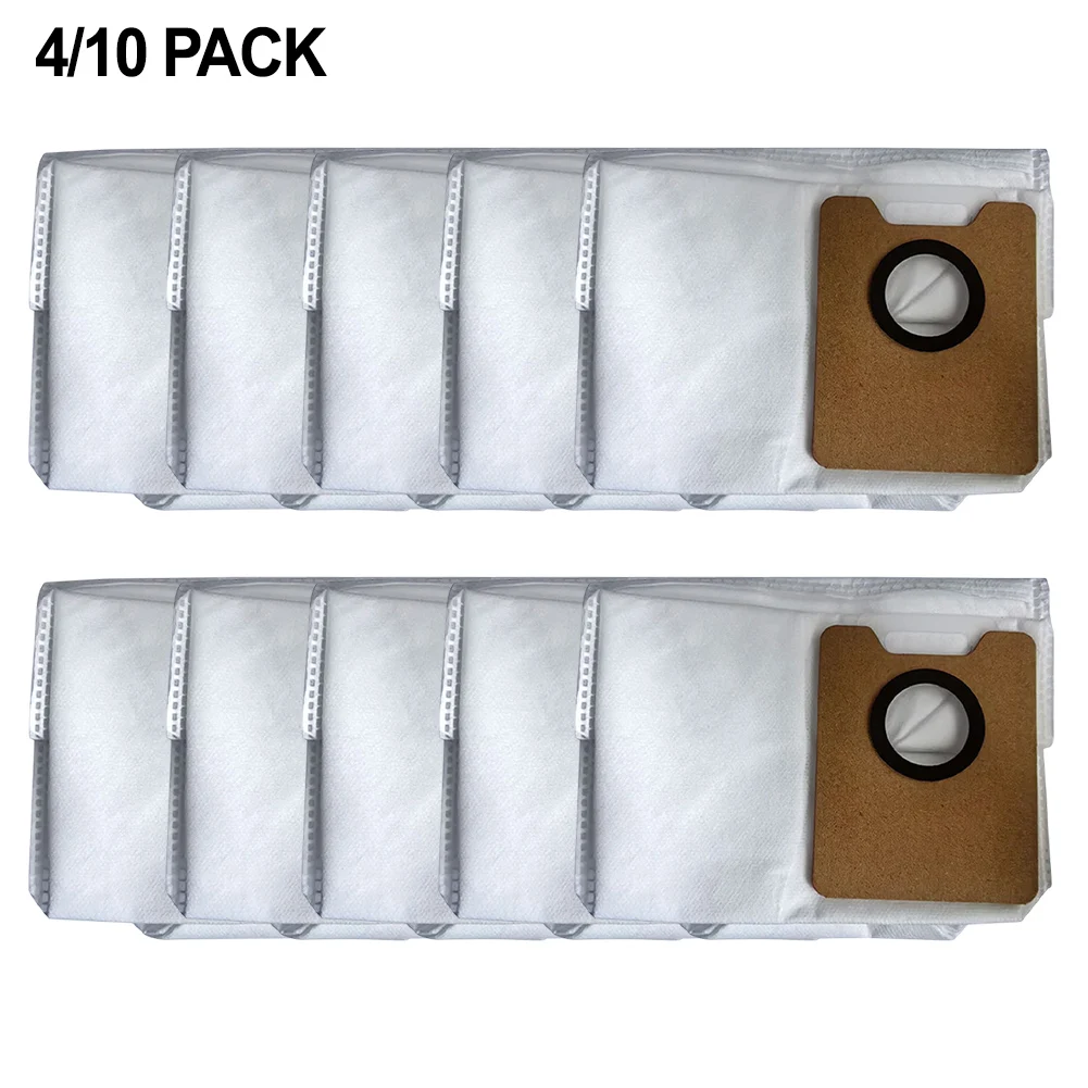 10/4PCS Dust Bags For ECOVACS Y1 PRO Y1 PRO PLUS Robot Vacuum Cleaner Big Capacity Reduced Replace Frequency Efficient