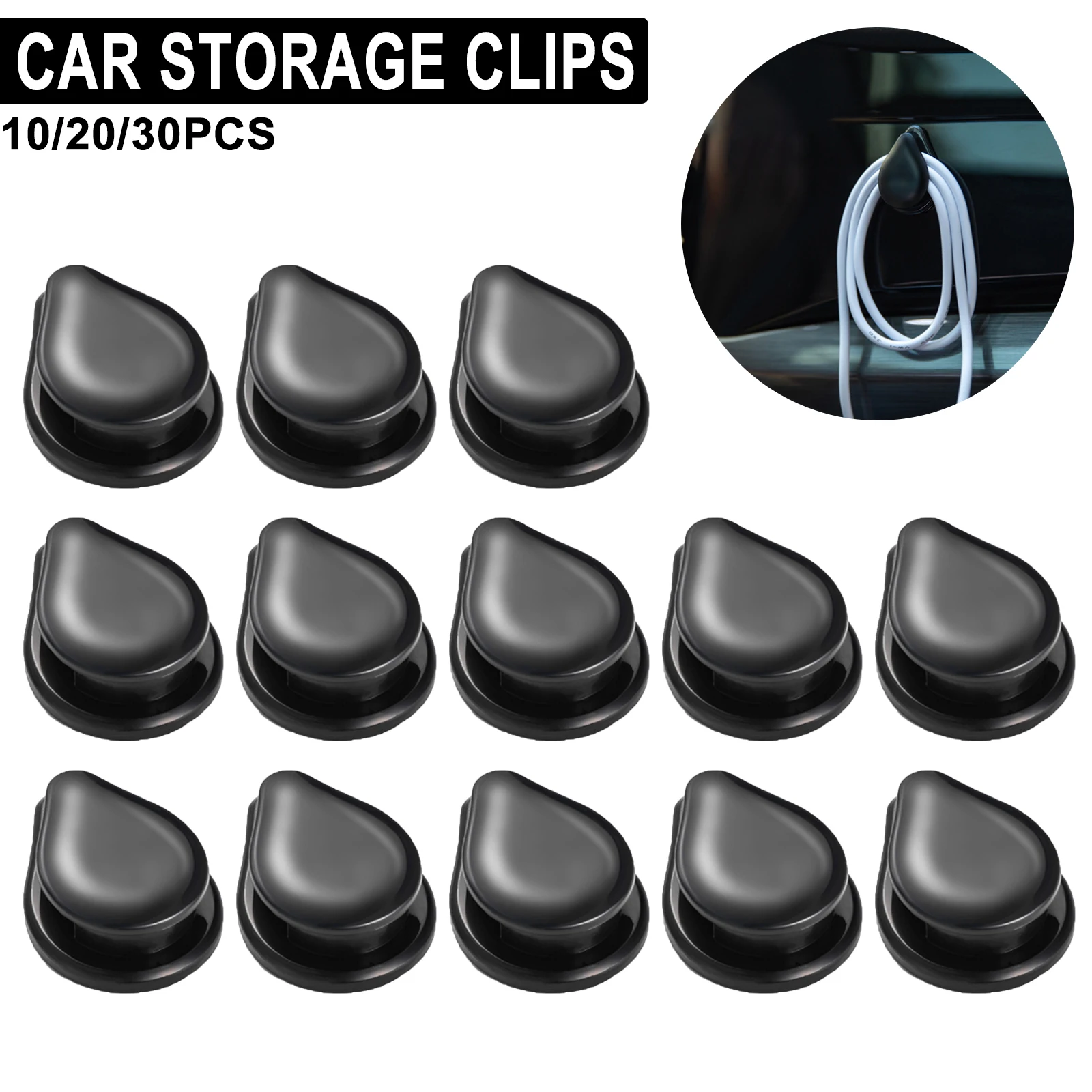 Universal Car Fastener Clip Auto Storage Hook For USB Cable Headphones Key Car Sticky Hook Hanger Organizer Holder Accessories