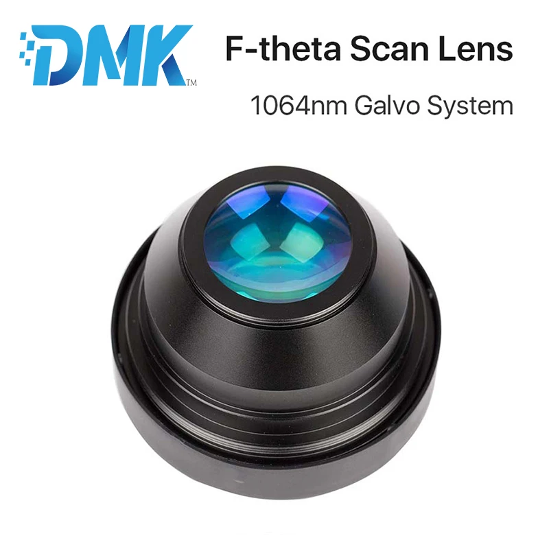 DMK F-theta Scan Lens Field Lens 70×70-300×300 F100-420mm for 1064nm YAG Optical Fiber Laser Marking Machine Parts