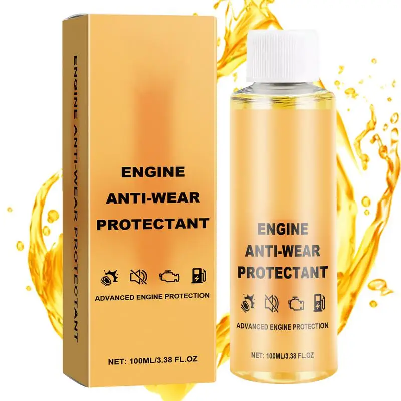 

Engine Anti-Wear Protectant Engine Anti-Wear Protective Agent 100ml Protective Motor Oil Restore Additive For Engine Noise