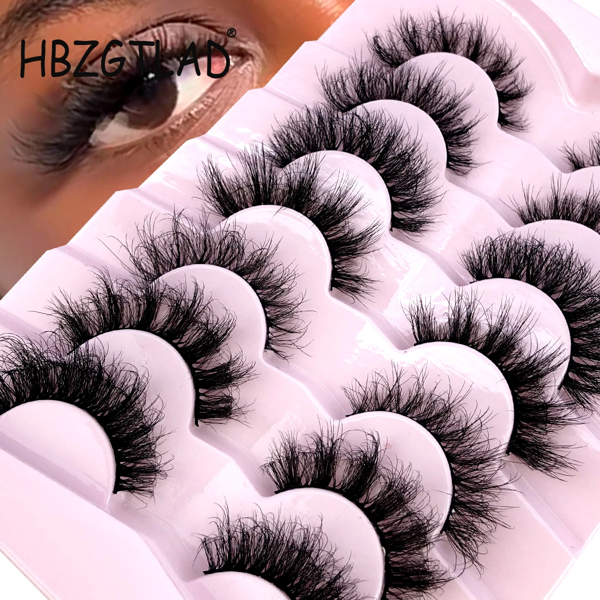 7pairs Fluffy Lashes 3d Mink Lashes 100% Cruelty Free Lashes Handmade Reusable Short Natural Eyelashes Maquillaje Eyelashes Mink