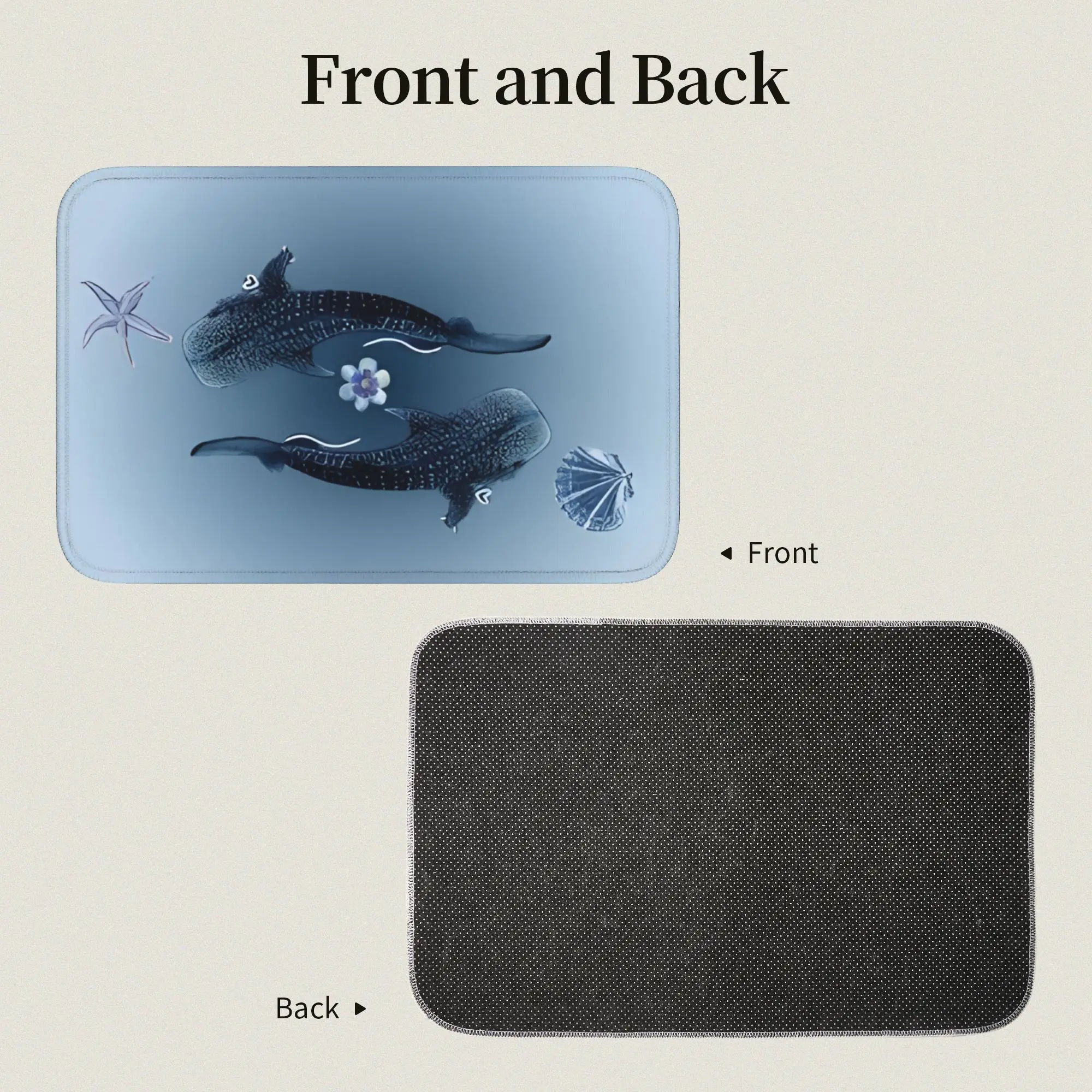 3D Illusion Fish Shark Front Door Floor Entrance Welcome Mats Outdoor Kitchen Bath Doormat Toilet Living Room Carpet Rug Footpad