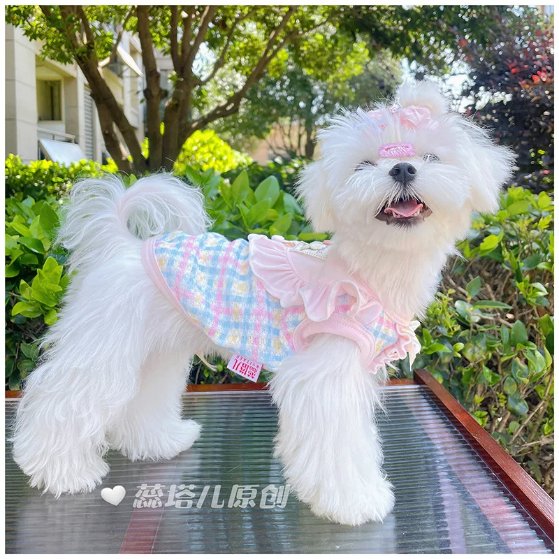 

Cute Pink Yellow Pet Dog Clothes Summer Fashion Elasticity Cotton Vest Hoodie For Small Medium Dog Chihuahua Puppy Vest Clothing