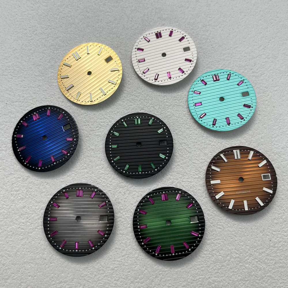 Nautilusian nh35 dial 29.8mm for 43mm NH35 Nautilusian case fit Japan NH35 automatic movement 5711/1R-001 5711/1A-011 watchmods