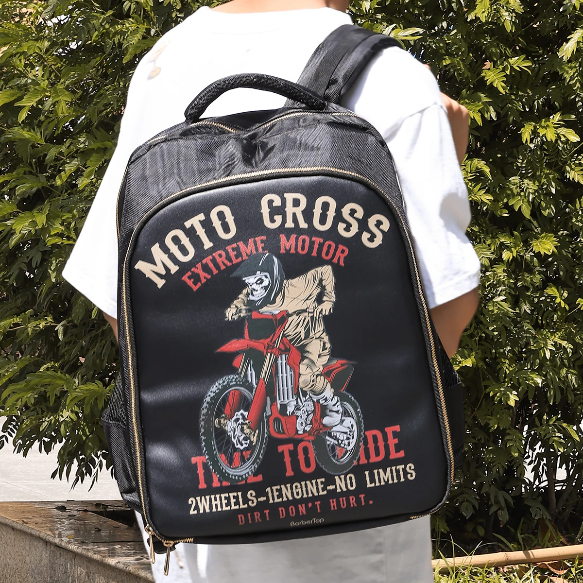 

Портативный рюкзак для парикмахерских принадлежностей, большая вместимость, органайзер для парикмахеров, дорожная сумка, сумка для хранения в салоне, сумка на плечо