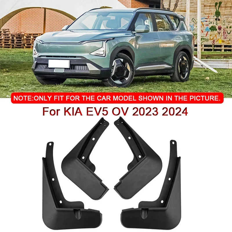 

For KIA EV5 OV 2023 2024 2025 Car Styling ABS Car Mud Flaps Splash Guard Mudguards MudFlaps Front Rear Fender Auto Accessories