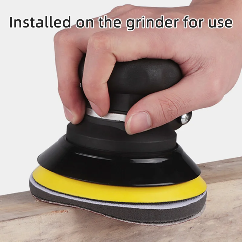 Almofada de Lixadeira Pneumática Grossa Dry Grinder Esponja Pad Almofada Macia 56 polegadas Auto-adesiva Grinder Bandeja Proteção Pad