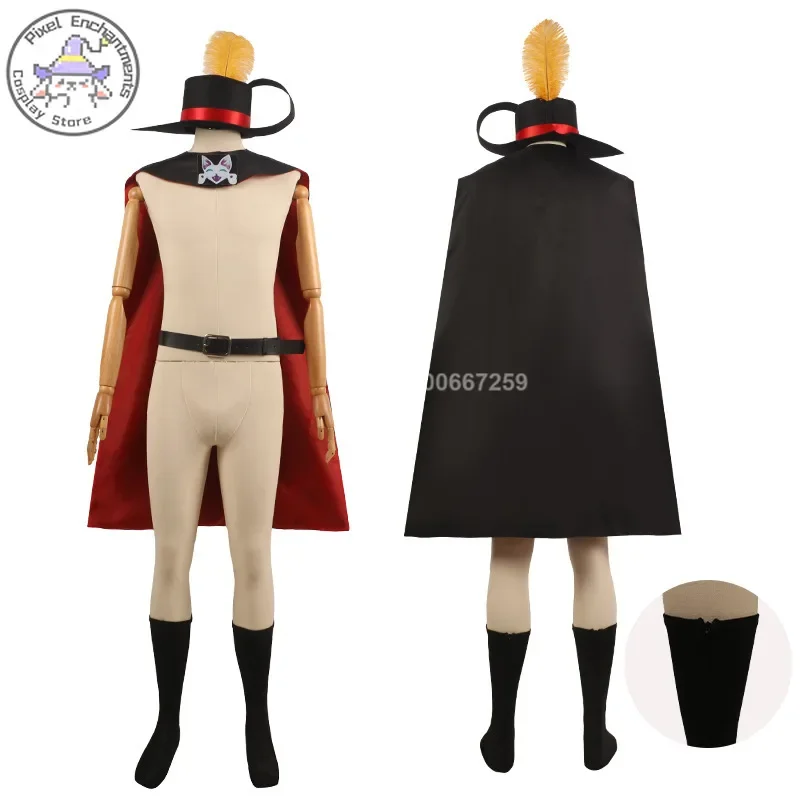 Puss in Boots Anime l'ultimo desiderio Costume Cosplay bambini cappello adulto e mantello Cosplay Outfit Halloween Carnival Party abbigliamento