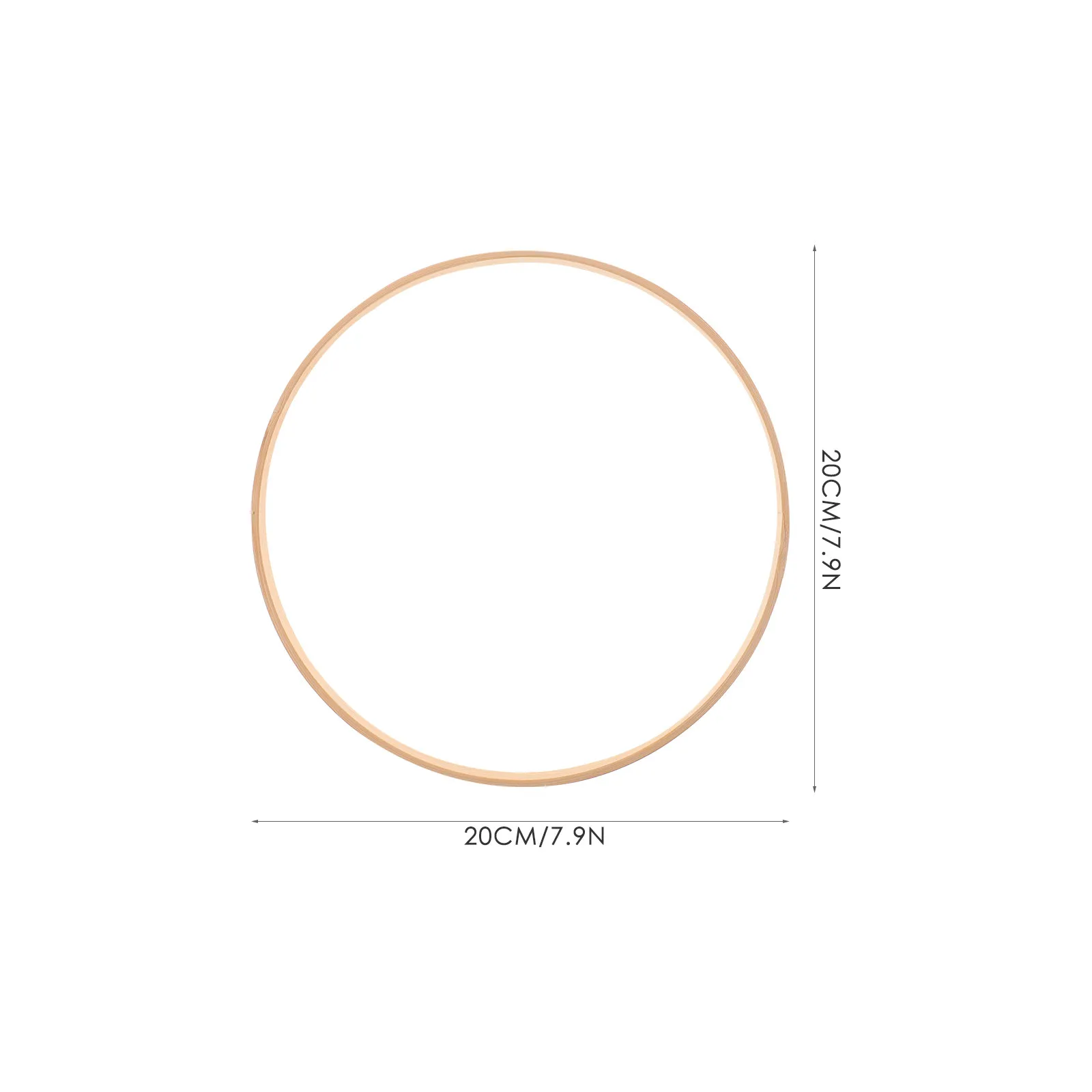 

10Pcs Bamboo Embroidery Frames Round Stable Cross Stitch Hoops DIY Craft Sewing Supplies Fan Making Supplies Cross Stitch Hoop