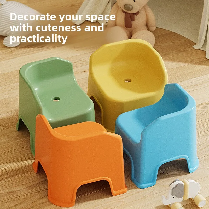 children's-plastic-stools-thickened-household-chairs-living-room-chairs-shower-stools