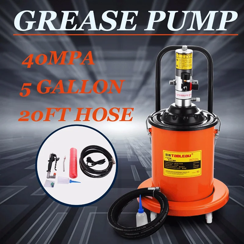 Air lubricating grease pump