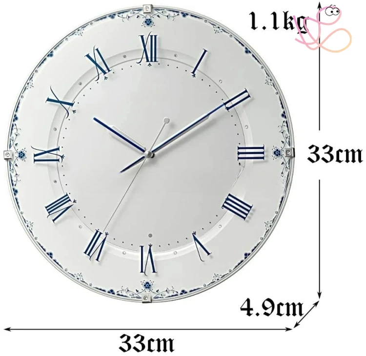 Controlled Movement Wall Clock Continuous Mute Good Night Second Hand