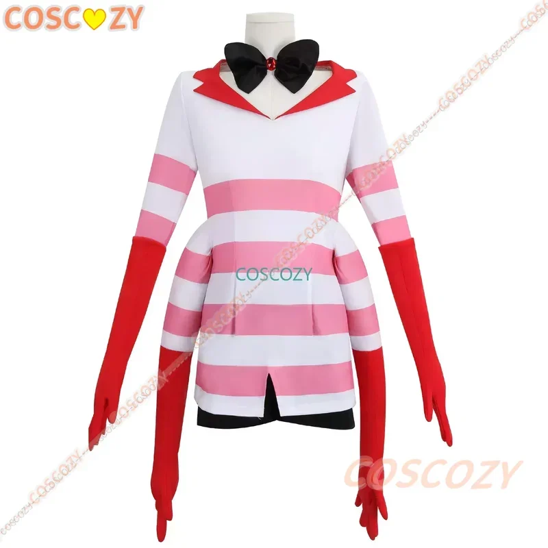 2024 New Animal Angel Dust Cosplay Suit Suit Four Arms Demon Uniform Halloween Party Con Outfit