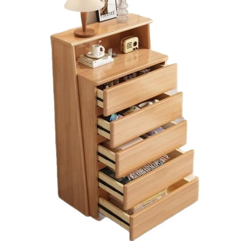 

chest, modern simple log style, living room against the wall, locker, storage cabinet, bedside cabinet, drawer cabinet