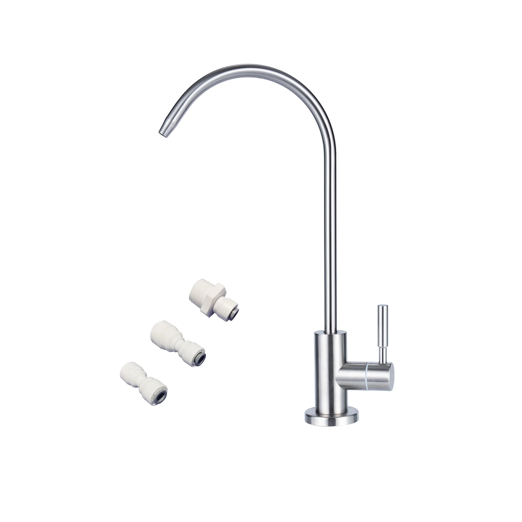 

Reverse Osmosis RO Undersink Drinking Water Filter Tap Faucet 1/4" Chrome Mixer