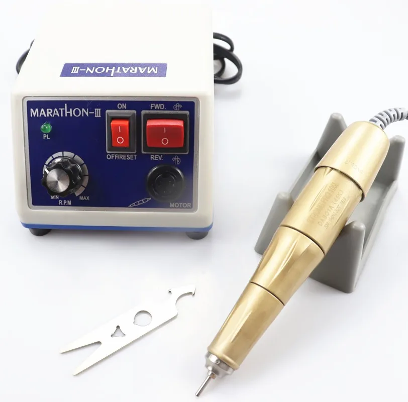 Hand Grinder Power Handpiece Micromotor for Dental Lab N3 LAAOVE Polishing Micromotor + Handpiece 45K rpm 105L handle