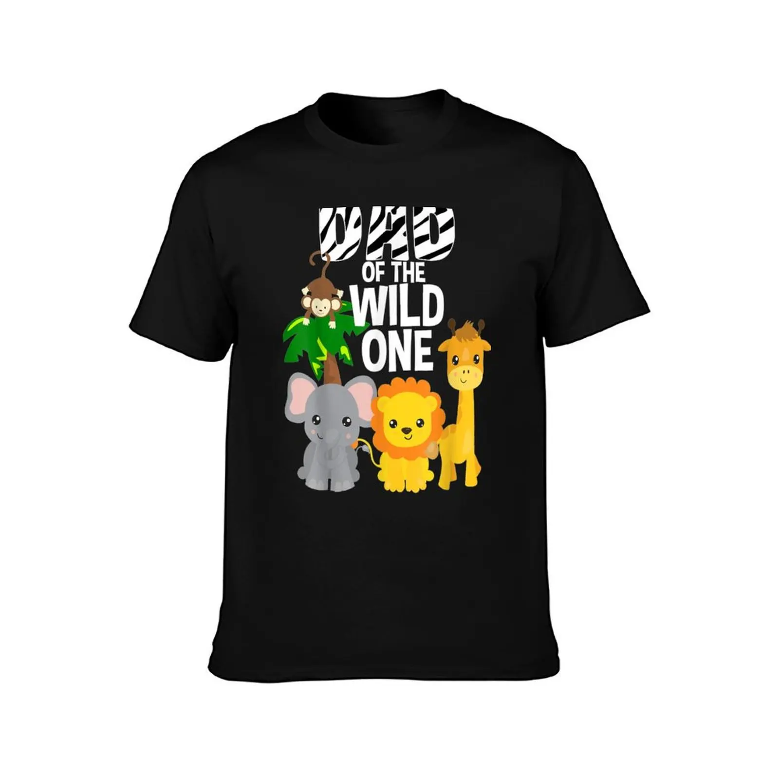 Dad Of The Wild One Zoo Theme Birthday Safari Jungle Animal T-Shirt sublime cute clothes t shirts for men