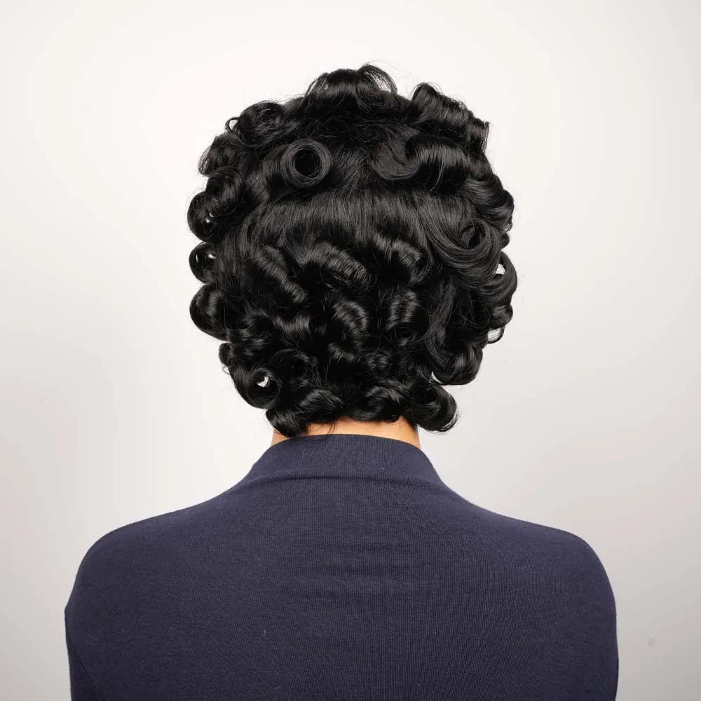 Кудрявый парик с стрижкой пикси, короткие надувные волны, человеческие волосы Remy с челкой, натуральный цвет, машинная работа, многослойная прическа, парик для ежедневного использования